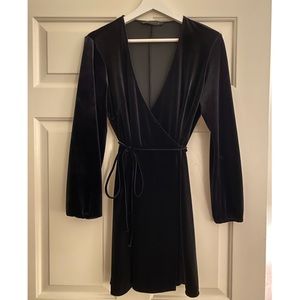 Velvet mini dress